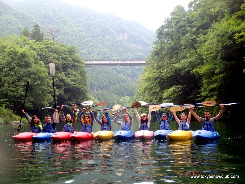 Kayaking in Okutama