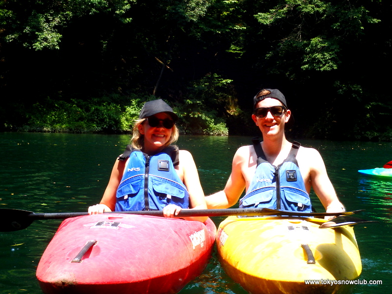 Kayaking in Okutama