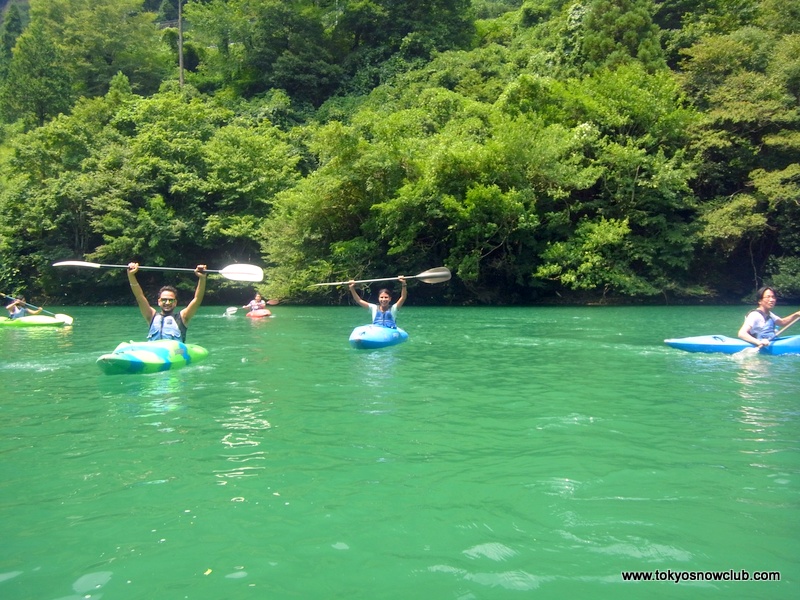 Kayaking in Okutama