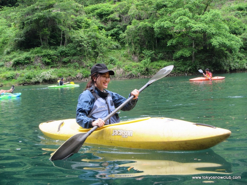 Kayaking in Okutama