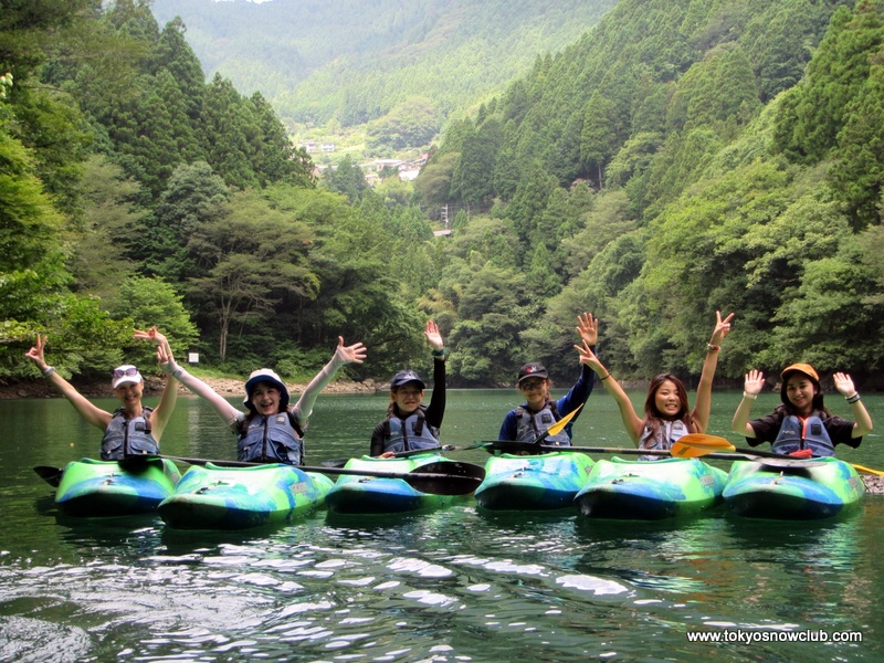 Kayaking in Okutama