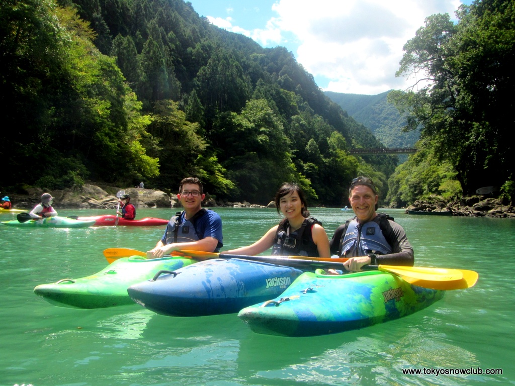 Kayaking in Okutama