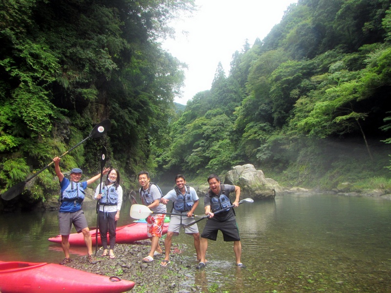 Kayaking in Okutama