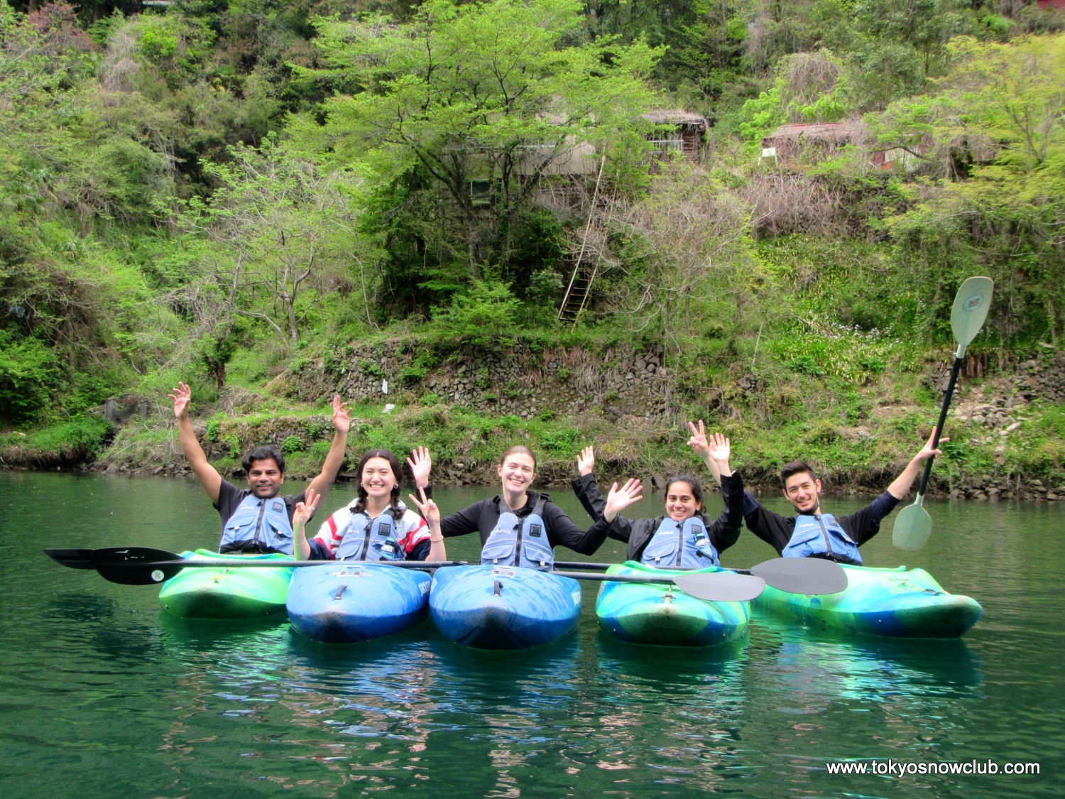 Kayaking in Okutama