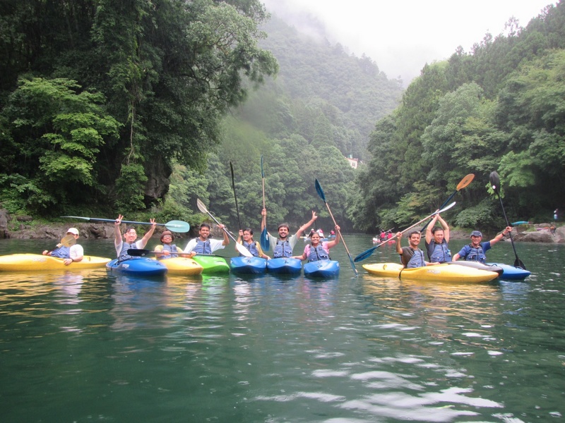 Kayaking in Okutama