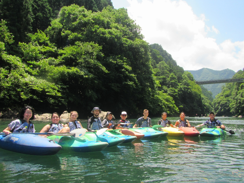 Kayaking in Okutama