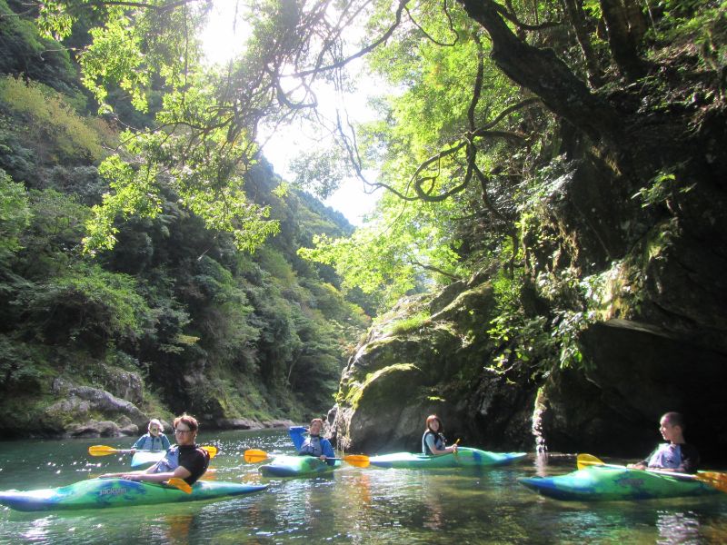 Kayaking in Okutama